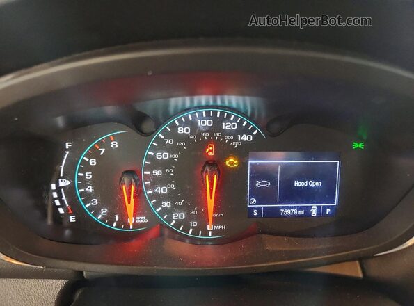 KL7CJKSB1LB057284 2020 CHEVROLET TRAX White Instrument cluster view