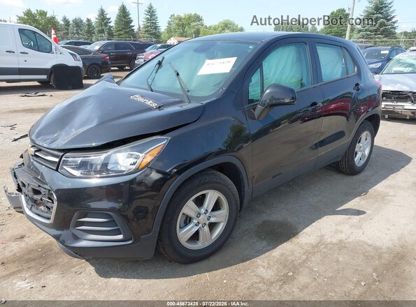 KL7CJKSB1LB077048 2020 CHEVROLET TRAX Black Передня ліва чверть