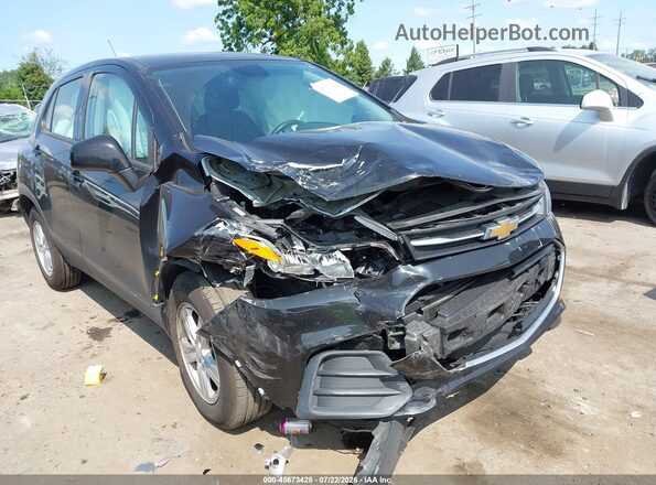 KL7CJKSB1LB077048 2020 CHEVROLET TRAX Black Вид спереду