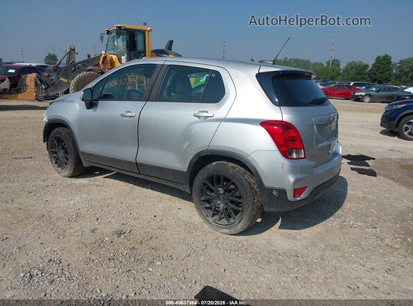 KL7CJKSB2HB213811 2017 CHEVROLET TRAX Silver Trasero izquierdo