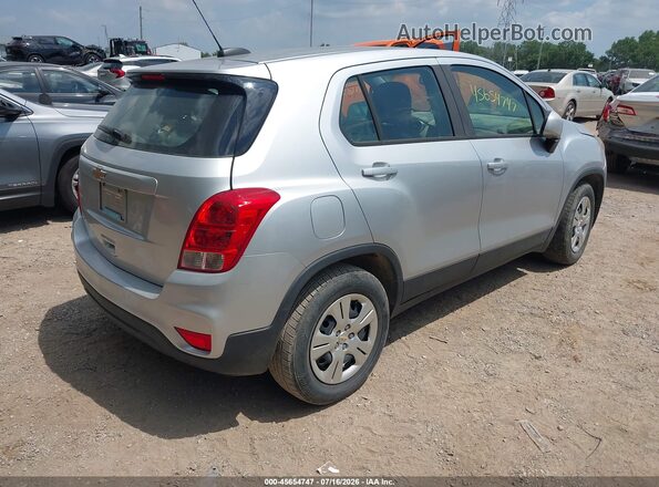 KL7CJKSB2JB612384 2018 CHEVROLET TRAX Silver Հետևի աջ