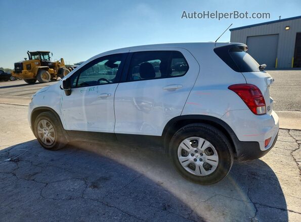 KL7CJKSB2JB721976 2018 CHEVROLET TRAX White უკანა მარცხენა