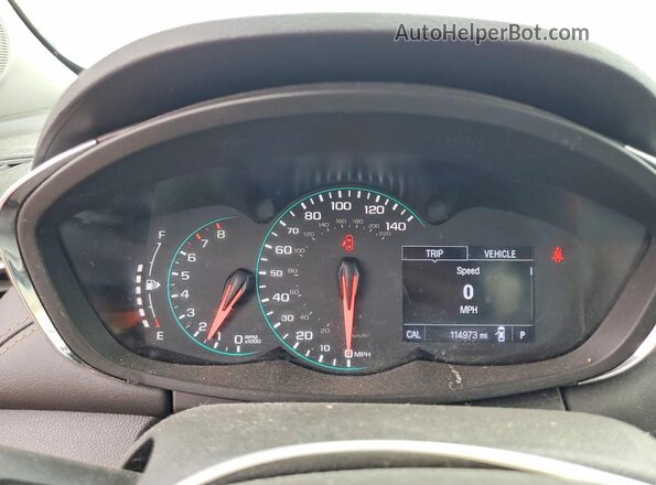 KL7CJKSB2LB062333 2020 CHEVROLET TRAX White Вид щитка приладів