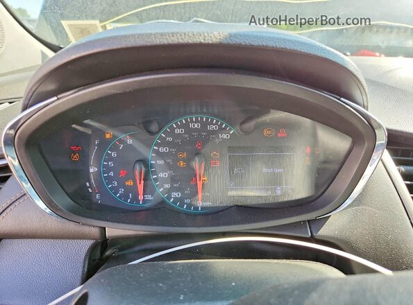 KL7CJKSB2LB087832 2020 CHEVROLET TRAX Black Vista del cuadro de instrumentos