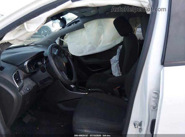 KL7CJKSB2MB303485 2021 CHEVROLET TRAX White Widok wnętrza z przodu