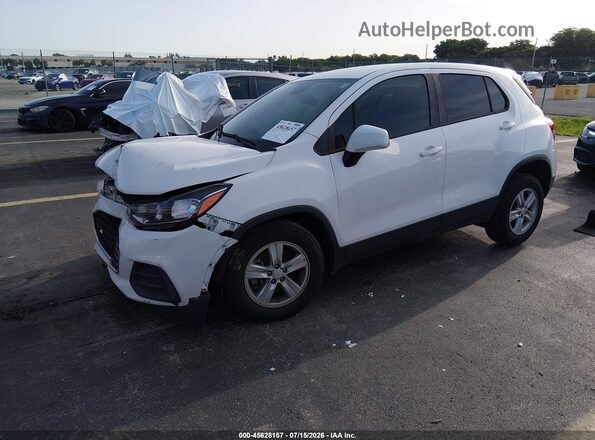 KL7CJKSB2MB303485 2021 CHEVROLET TRAX White Przód lewy