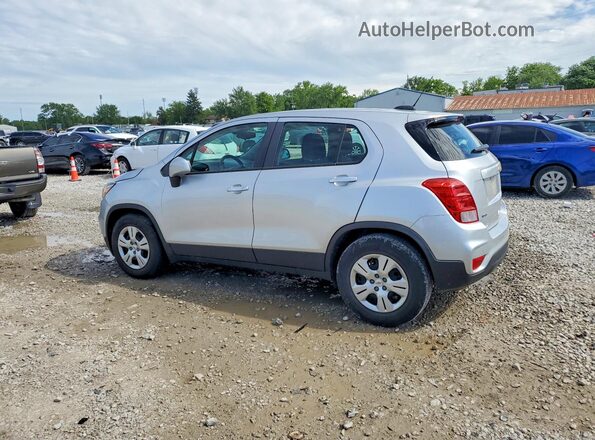 KL7CJKSB3HB185632 2017 CHEVROLET TRAX Silver უკანა მარცხენა