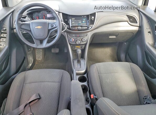 KL7CJKSB3HB185632 2017 CHEVROLET TRAX Silver წინა პანელის ხედი