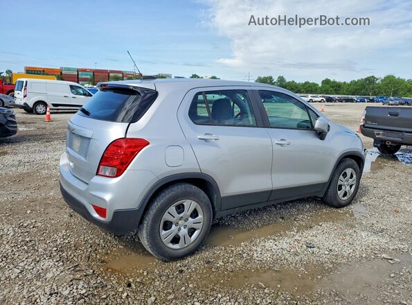 KL7CJKSB3HB185632 2017 CHEVROLET TRAX Silver უკანა მარჯვენა