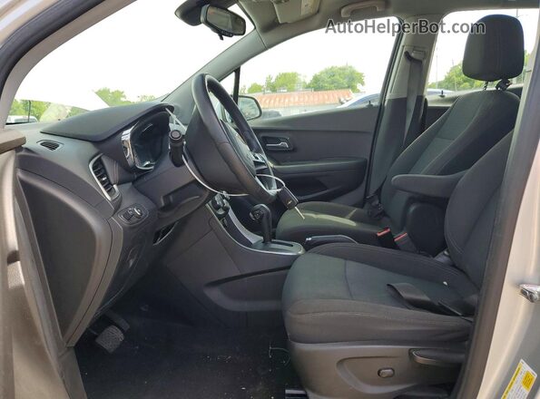 KL7CJKSB3HB185632 2017 CHEVROLET TRAX Silver წინა სალონის ხედი