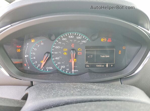 KL7CJKSB3HB185632 2017 CHEVROLET TRAX Silver ხელსაწყოთა პანელის ხედი