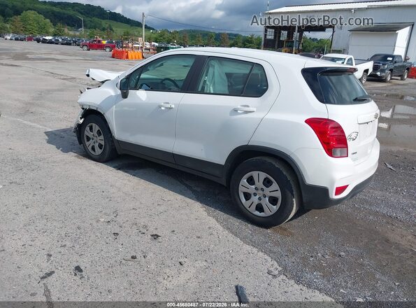 KL7CJKSB3JB703583 2018 CHEVROLET TRAX Белый Задняя левая четверть