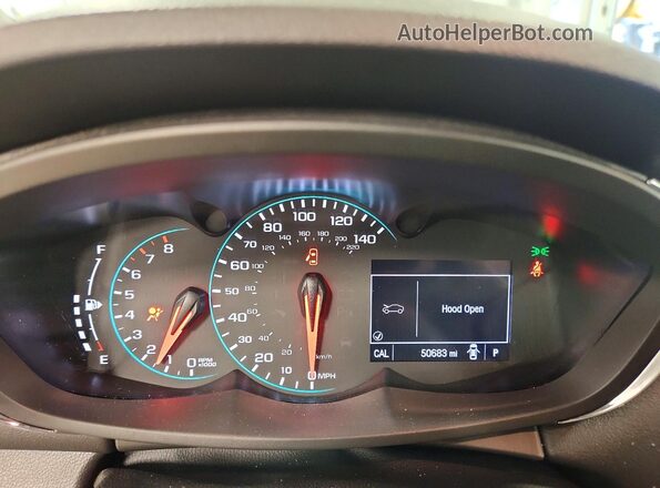 KL7CJKSB3LB051857 2020 CHEVROLET TRAX White ხელსაწყოთა პანელის ხედი