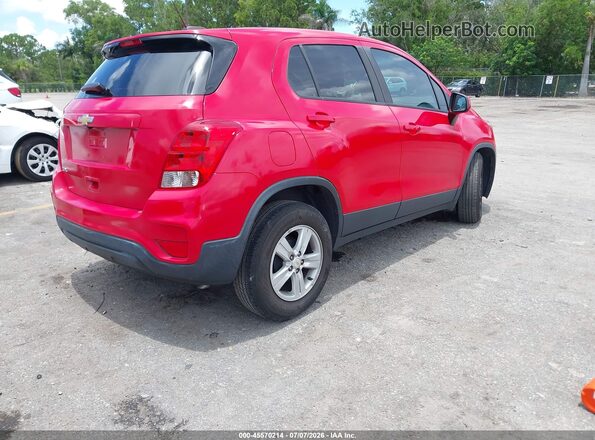 KL7CJKSB3LB342469 2020 CHEVROLET TRAX Red Tył prawy