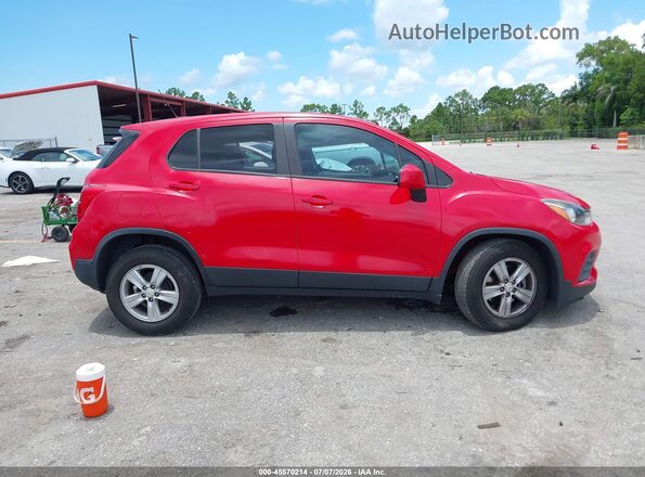 KL7CJKSB3LB342469 2020 CHEVROLET TRAX Red Widok wnętrza z tyłu