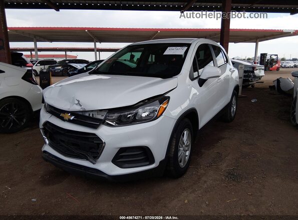 KL7CJKSB3MB305908 2021 CHEVROLET TRAX White წინა მარცხენა ხედი სამი მეოთხედიდან