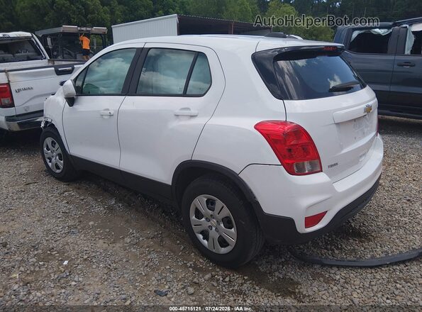 KL7CJKSB4HB239357 2017 CHEVROLET TRAX White უკანა მარცხენა