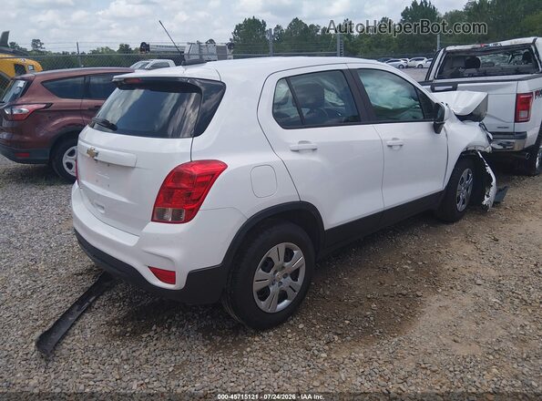 KL7CJKSB4HB239357 2017 CHEVROLET TRAX White უკანა მარჯვენა