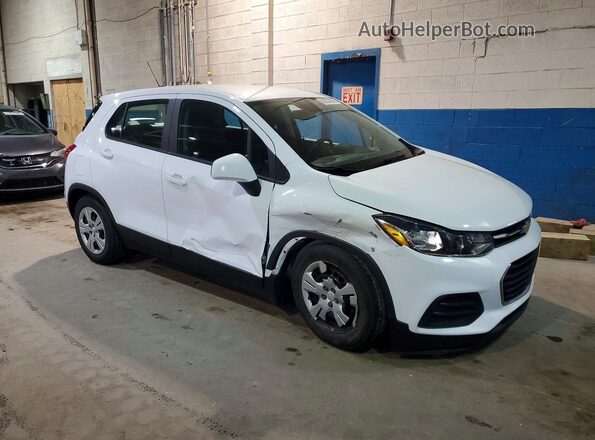 KL7CJKSB4JB722305 2018 CHEVROLET TRAX White Передня права чверть