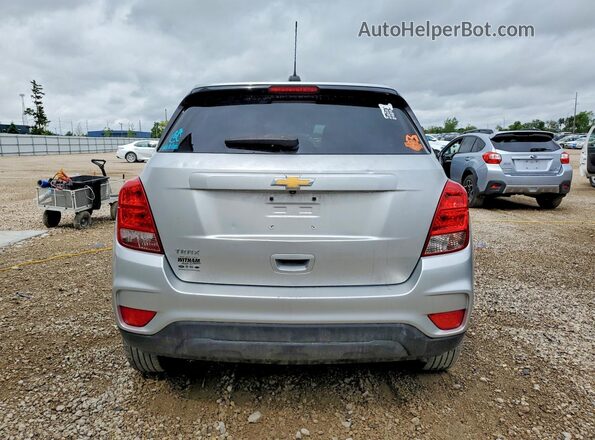 KL7CJKSB4LB323655 2020 CHEVROLET TRAX Серебряный Вид сзади