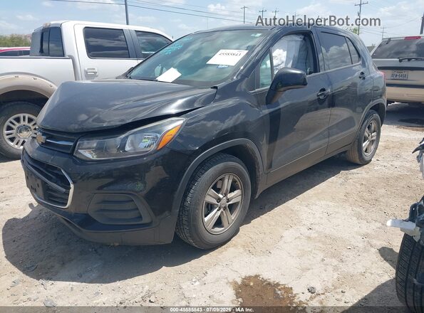 KL7CJKSB4MB344779 2021 CHEVROLET TRAX Black Առջևի ձախ երեք քառորդ տեսարան