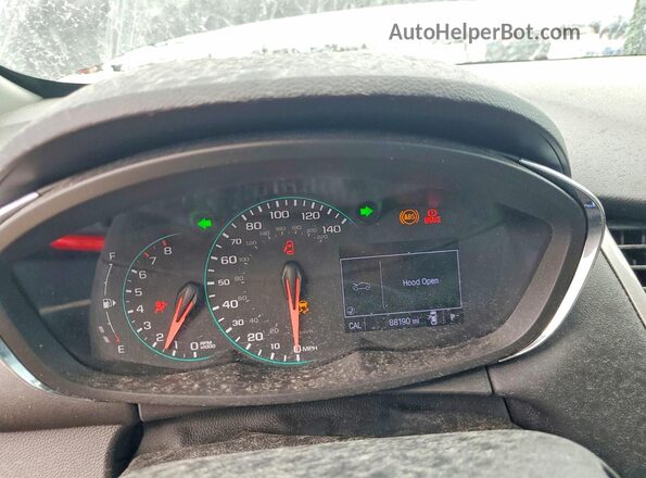 KL7CJKSB5LB082396 2020 CHEVROLET TRAX Черный Вид щитка приборов