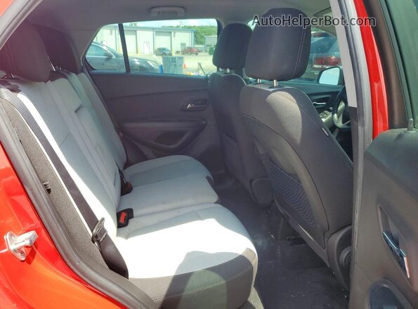 KL7CJKSB5LB343560 2020 CHEVROLET TRAX Red უკანა სალონის ხედი