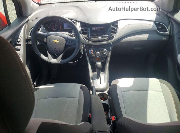 KL7CJKSB5LB343560 2020 CHEVROLET TRAX Red წინა პანელის ხედი