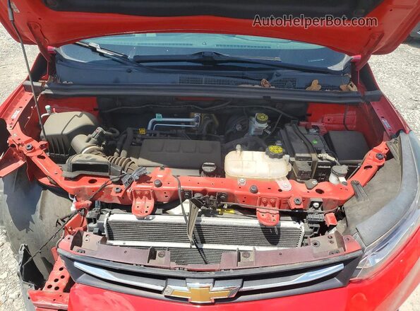 KL7CJKSB5LB343560 2020 CHEVROLET TRAX Red ძრავის განყოფილების ხედი
