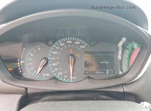 KL7CJKSB5MB318997 2021 CHEVROLET TRAX Черный Вид щитка приборов