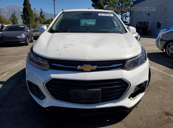 KL7CJKSB6JB608192 2018 CHEVROLET TRAX White წინა ხედი