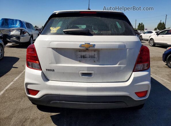 KL7CJKSB6JB608192 2018 CHEVROLET TRAX White უკანა ხედი