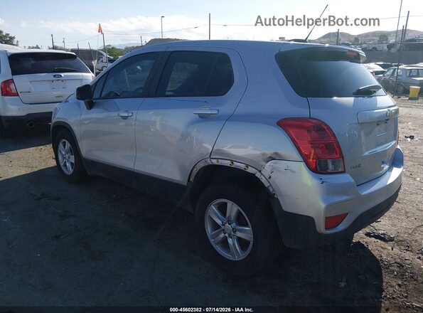 KL7CJKSB6LB338786 2020 CHEVROLET TRAX Silver Tył lewy