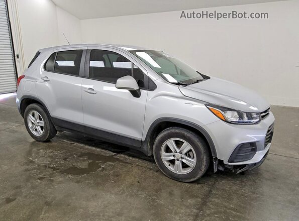 KL7CJKSB6MB304512 2021 CHEVROLET TRAX Silver Передня права чверть