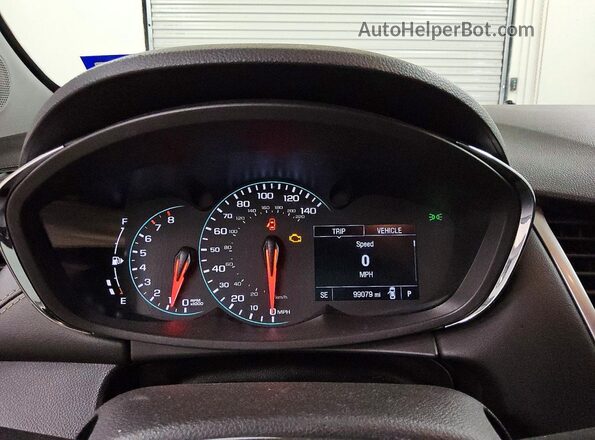 KL7CJKSB6MB304512 2021 CHEVROLET TRAX Silver Вид щитка приладів
