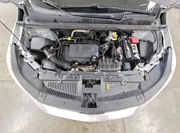 KL7CJKSB6MB304512 2021 CHEVROLET TRAX Silver Вид підкапотного простору