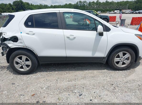 KL7CJKSB7LB038593 2020 CHEVROLET TRAX Белый Вид задней части салона
