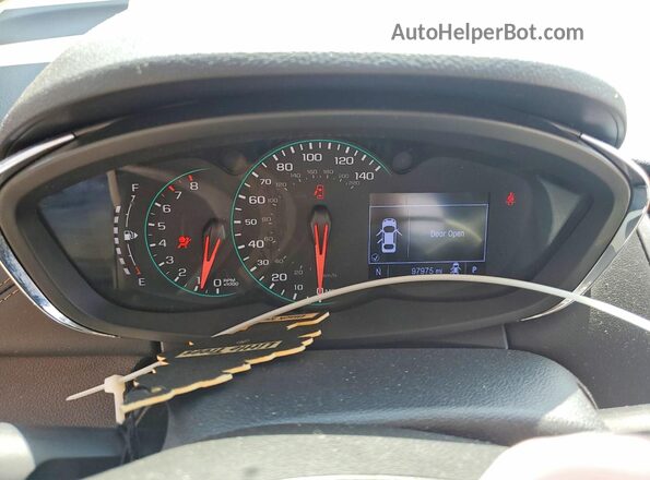KL7CJKSB7LB064370 2020 CHEVROLET TRAX Черный Вид щитка приборов