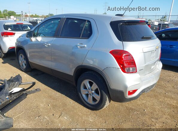 KL7CJKSB8LB029563 2020 CHEVROLET TRAX Silver უკანა მარცხენა