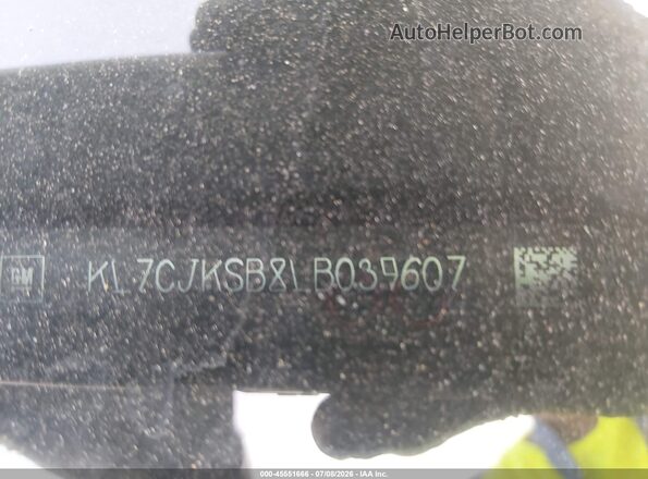 KL7CJKSB8LB039607 2020 CHEVROLET TRAX Silver Widok komory silnika