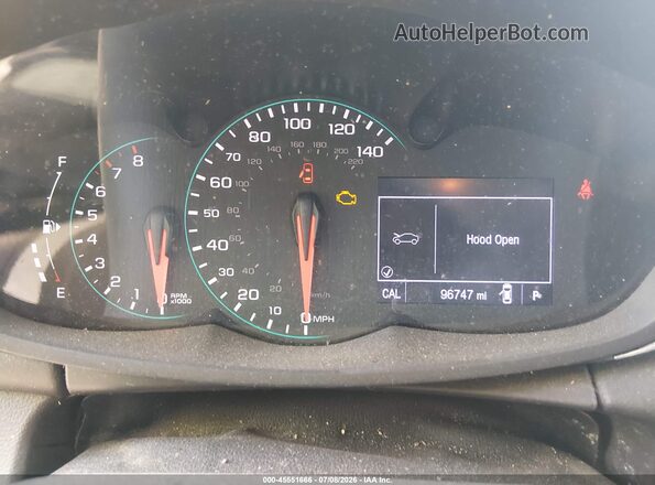 KL7CJKSB8LB039607 2020 CHEVROLET TRAX Silver 