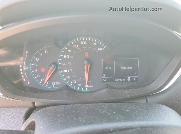 KL7CJKSB8LB054155 2020 CHEVROLET TRAX White Սարքավորումների վահանակի տեսք