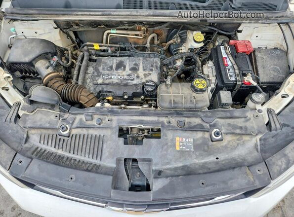 KL7CJKSB8LB064328 2020 CHEVROLET TRAX Белый Вид задней части салона