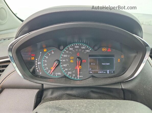 KL7CJKSB8LB064328 2020 CHEVROLET TRAX Белый Вид щитка приборов