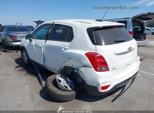 KL7CJKSB8LB328373 2020 CHEVROLET TRAX White უკანა მარცხენა