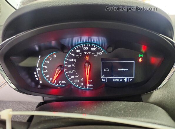 KL7CJKSB8MB308206 2021 CHEVROLET TRAX Purple Widok zestawu wskaźników