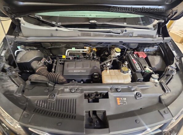 KL7CJKSB9LB016482 2020 CHEVROLET TRAX Black Вид підкапотного простору