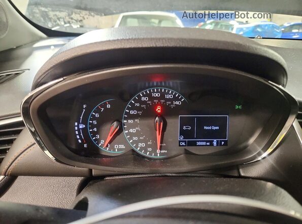 KL7CJKSB9LB016482 2020 CHEVROLET TRAX Black Вид щитка приладів