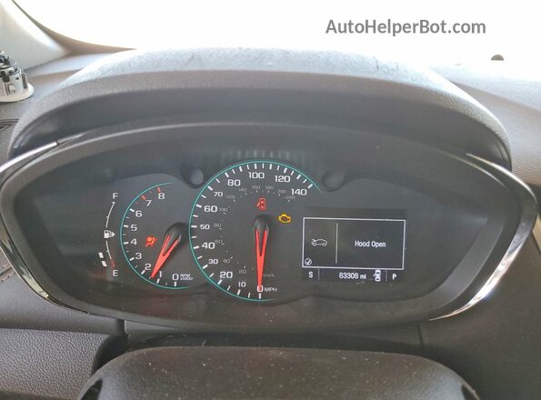 KL7CJKSB9LB319214 2020 CHEVROLET TRAX Silver Widok zestawu wskaźników