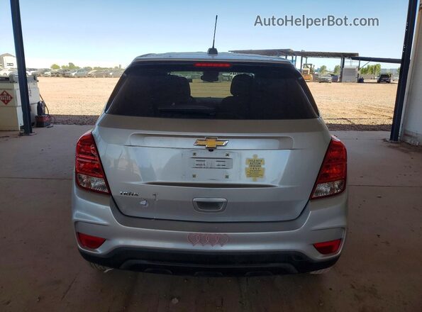 KL7CJKSB9LB319214 2020 CHEVROLET TRAX Silver Widok z tyłu